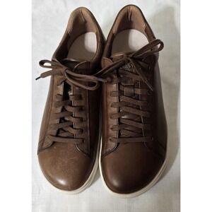 Birkenstock Bend Low Men's Leather Lace-Up Casual Sneakers Brown EU 41 L10 M8